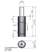 Ready BE-170 Series Extra Compact Gas Spring, 7 mm Stroke