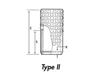 Type 2 Metric Ball Bearing Cage