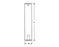 Ready 1 Inch (in) Nominal Diameter and 5-1/2 Inch (in) Length L Precision Guide Pin