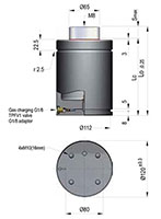 Ready LE-5000 Series ISO Line Gas Spring - 2