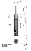 Ready M-50 Series Semi-Compact Line Gas Spring - 2