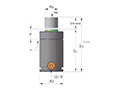 Ready SE Series 25 Millimeter (mm) Stroke Length and 75.2 Millimeter (mm) Housing Outside Diameter (D) Renault Line Nitrogen Gas (N<sub>2</sub>) Spring