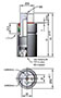 Ready H-1700 Series Maximum Force Line Gas Spring - 2