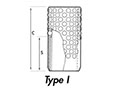 Type 1 Metric Ball Bearing Cage