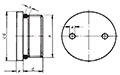 Ready M42x2 Thread Size P Port Plug