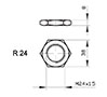 Ready R Series 10 Millimeter (mm) Stroke Length and 20 Dekanewton (daN) Fully Open Force Threaded Line Nitrogen Gas (N<sub>2</sub>) Spring - 2